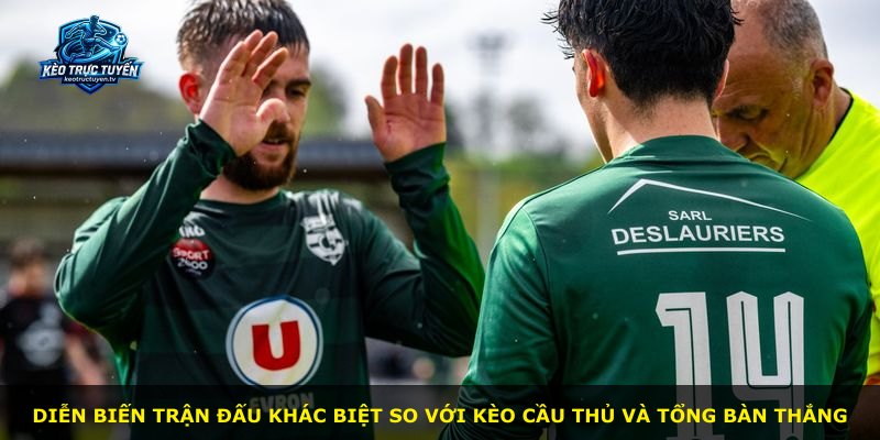 Diễn biến trận đấu khác biệt so với kèo cầu thủ và tổng bàn thắng